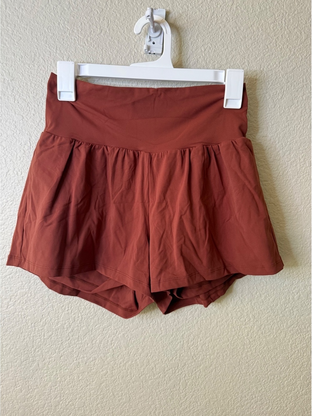 Halara Medium Brown Double Lined 3” Shorts